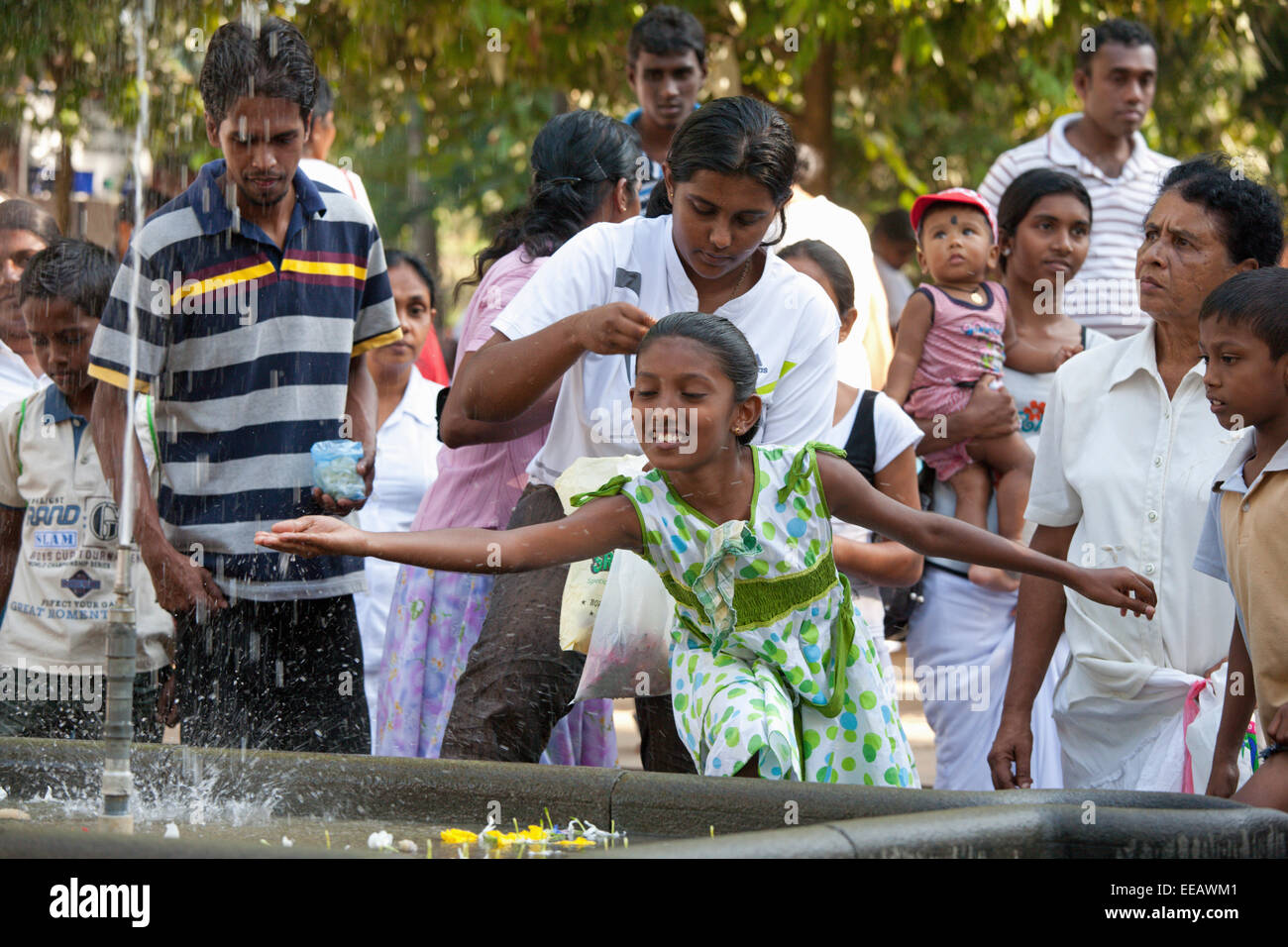 POYA FESITVAL CELEBRATIONS Stock Photo