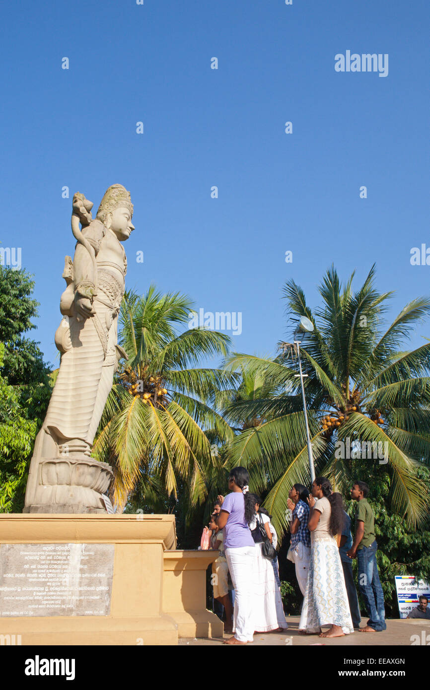 POYA FESTIVAL CELEBRATIONS Stock Photo