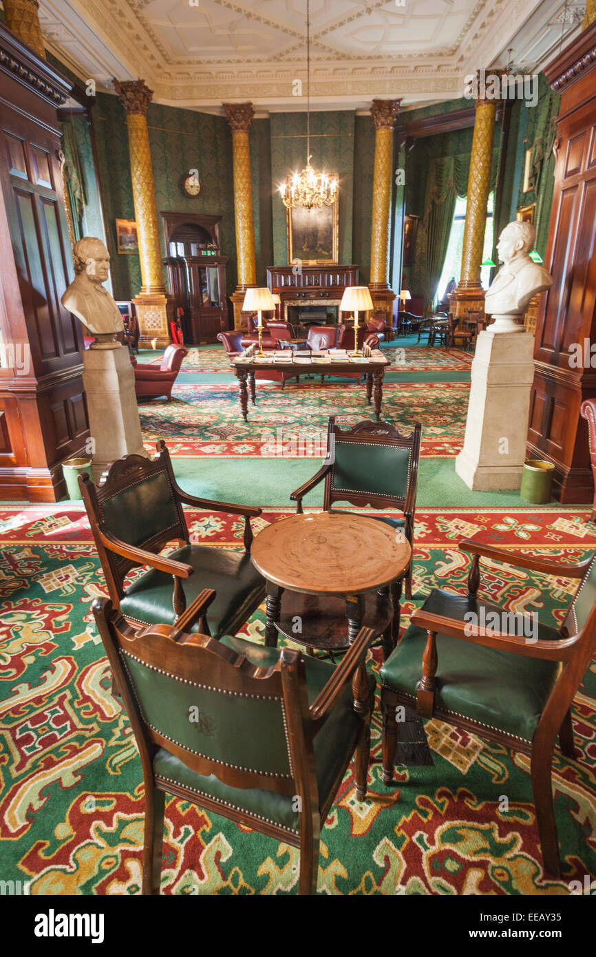 England, London, Whitehall, The National Liberal Club, The Lounge Stock