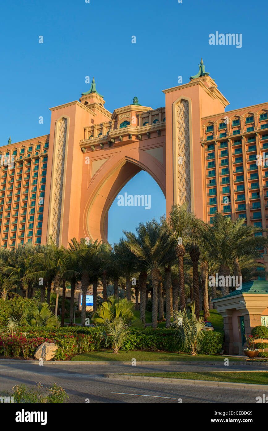 Atlantis Hotel in Dubai, UAE Stock Photo