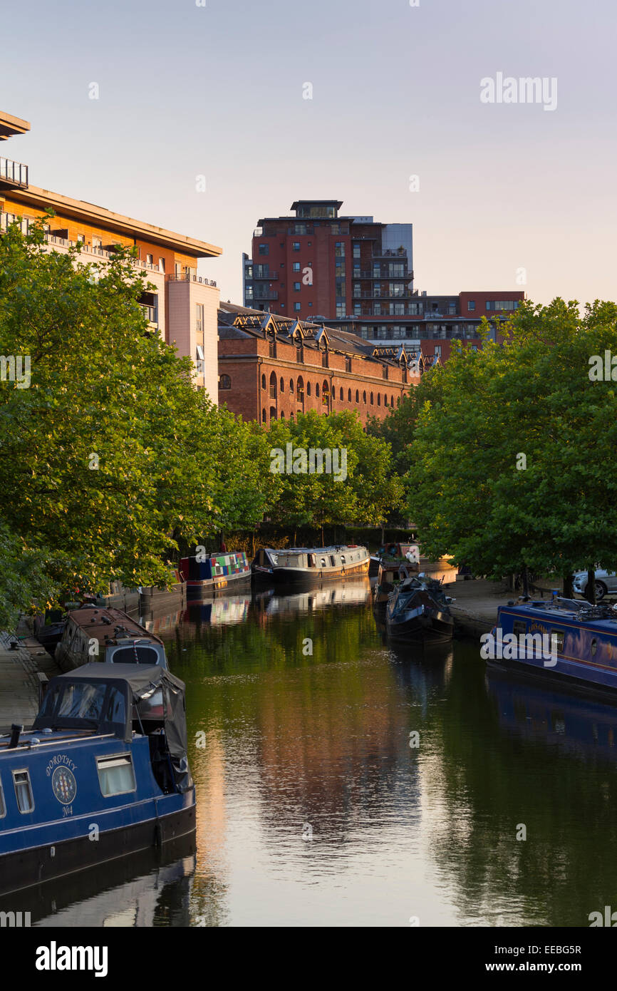 England, Manchester, Bridgewater Canal Stock Photo