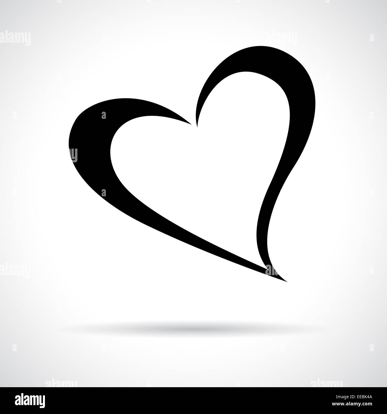 Heart icon. Stock Photo