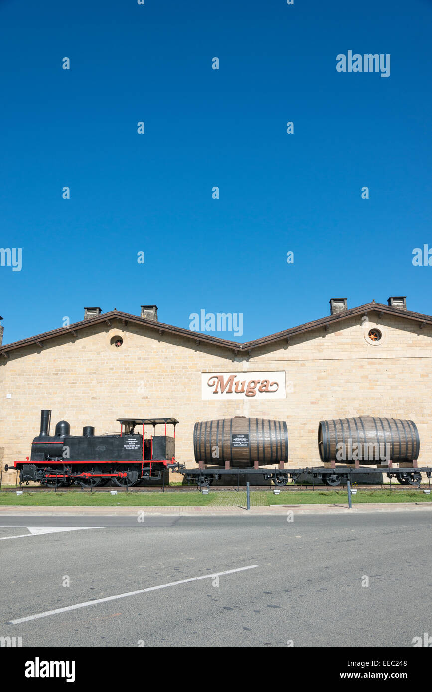 The Muga winery or Bodega in Haro, the capital of the rioja wine making