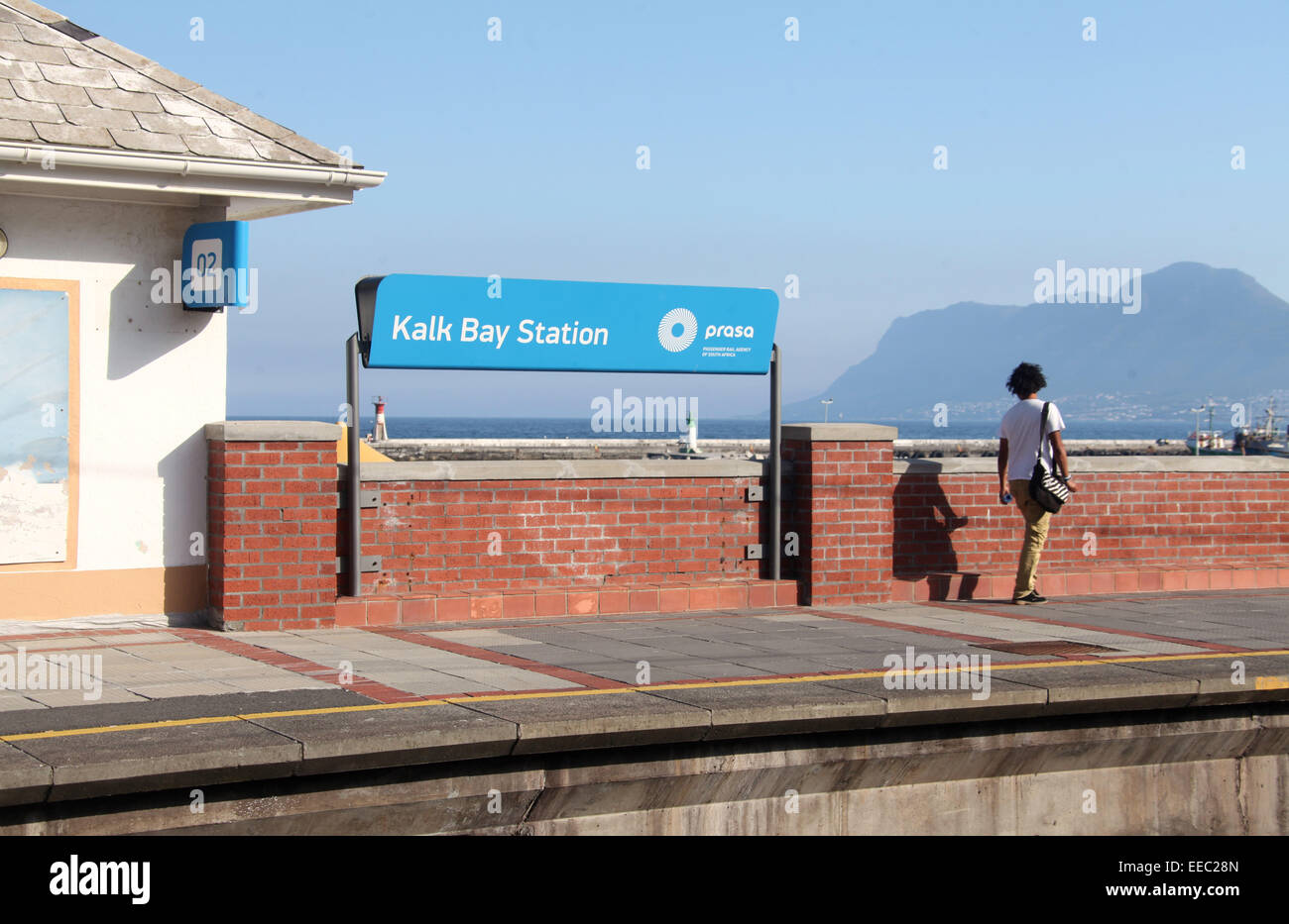 Kalk Bay Station in greater Cape Town Stock Photo