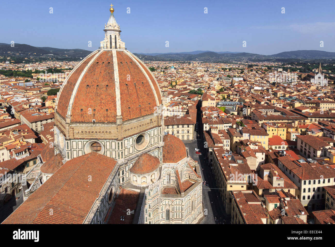 Cupola of the dome of Florence with cityscape Stock Photo Alamy