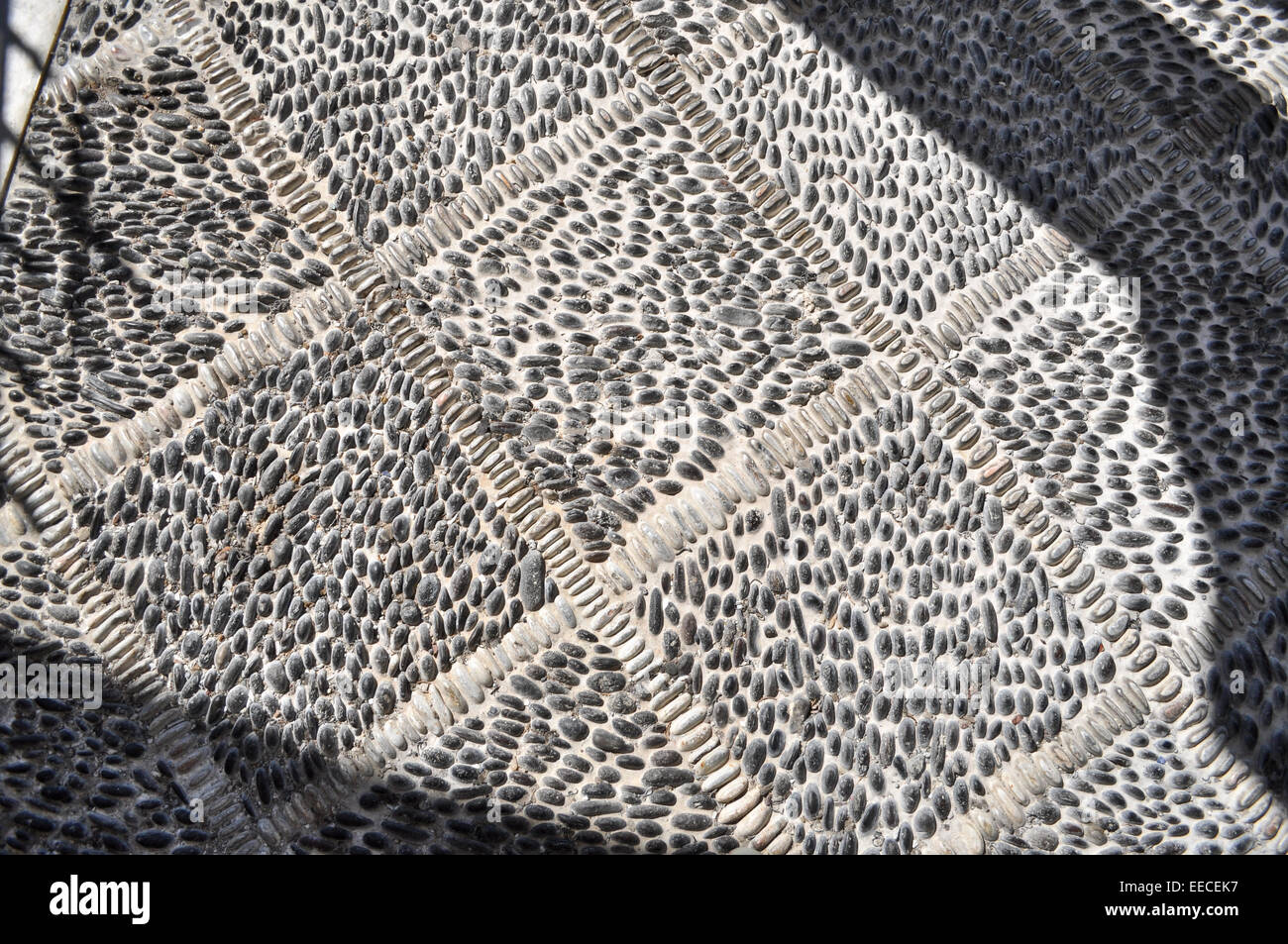 Texture stone masonry. Mediterranean sea, the island of Crete. Greece. Stock Photo