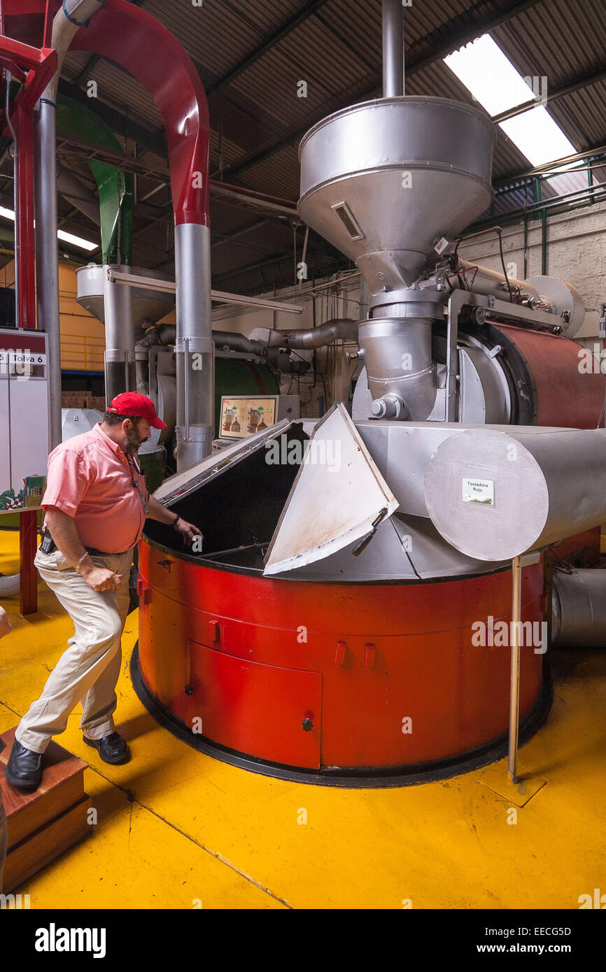 Coffee roaster. San Jose, Costa Rica Stock Photo Alamy