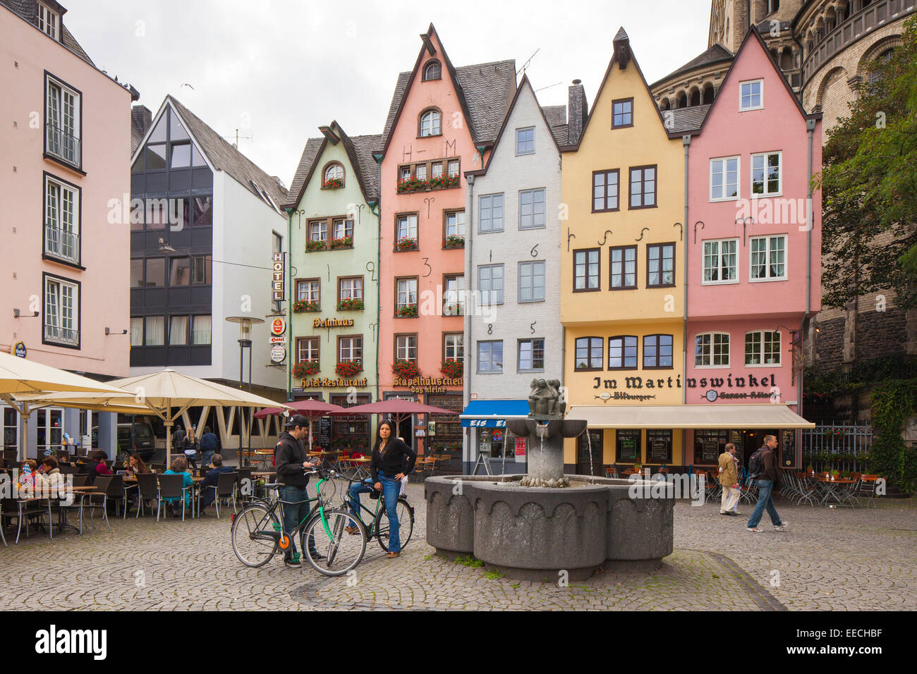 Fischmarkt. Cologne, Germany. Stock Photo