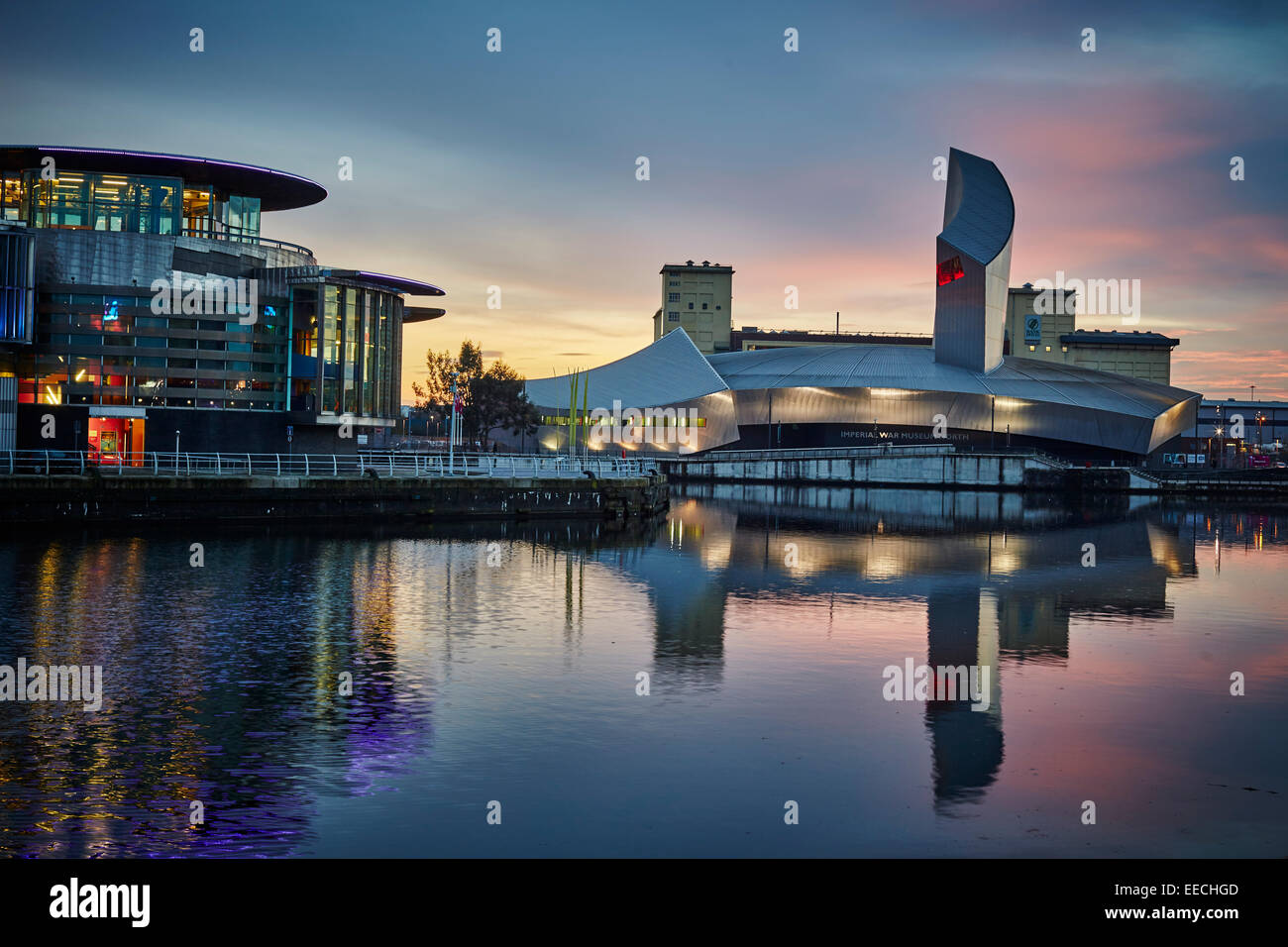 Lowry Outlet at Media City in Salford Quays, The Imperial War Museum North by Architect Daniel