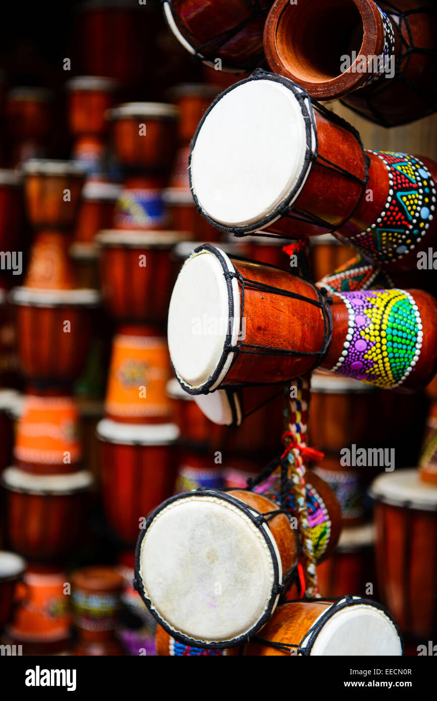 African djembe drum Stock Photo