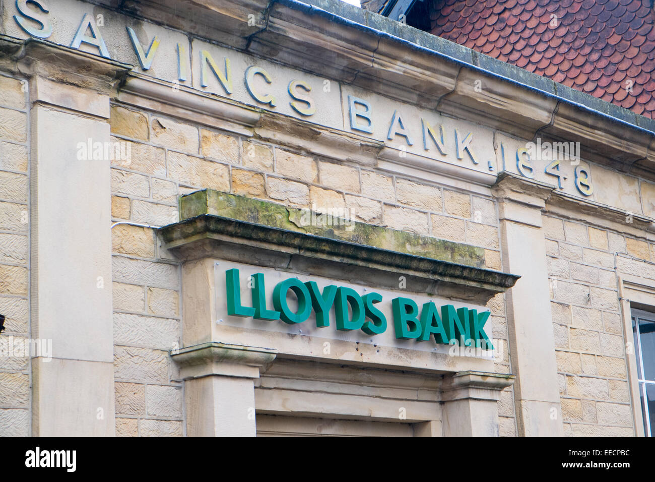 Branch of Lloyds bank in Bakewell, Derbyshire,England Stock Photo