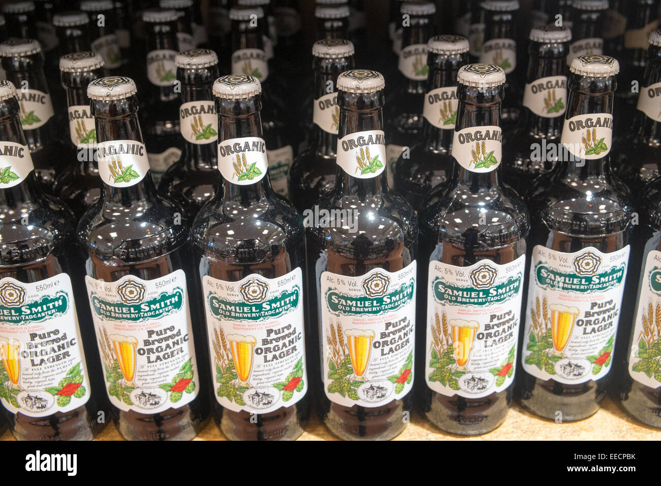 Samuel sam smiths organic brewed lager for sale in the chatsworth farm