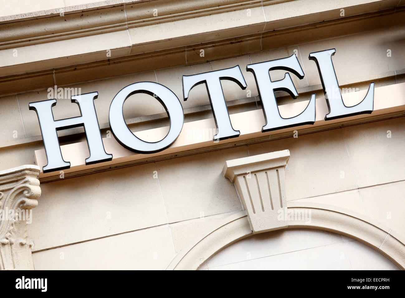 Hotel sign in Paris, France Stock Photo - Alamy