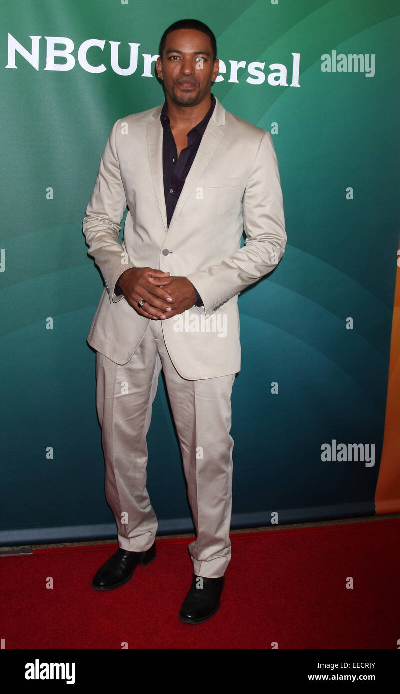 NBCUniversal's 2014 Summer TCA Tour - Day 1 - Arrivals  Featuring: Laz Alonso Where: Los Angeles, California, United States When: 13 Jul 2014 Stock Photo