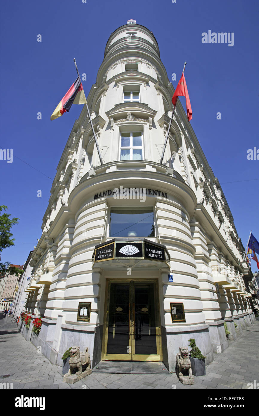 Deutschland, Bayern, Muenchen, München, Mandarin Oriental Hotel, Europa, Sueddeutschland, Süddeutschland, Oberbayern, Stadt, Gro Stock Photo