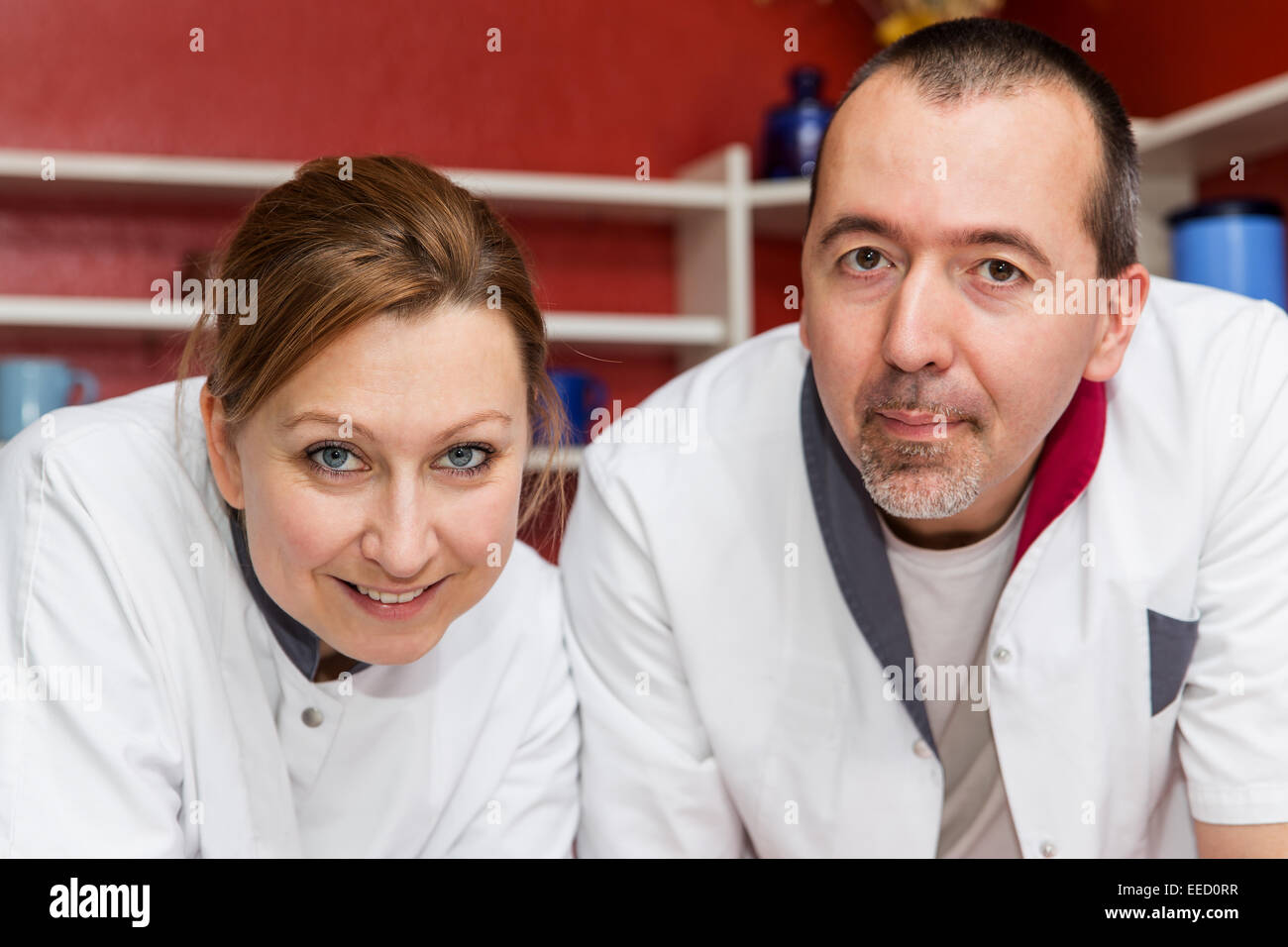 Portrait of two young nurses hi-res stock photography and images - Alamy