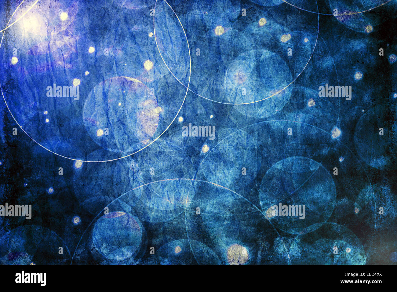 Ethereal blue bokeh background Stock Photo Alamy