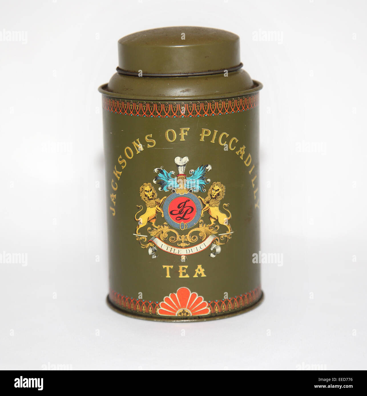jacksons of piccadilly tea caddy Stock Photo Alamy