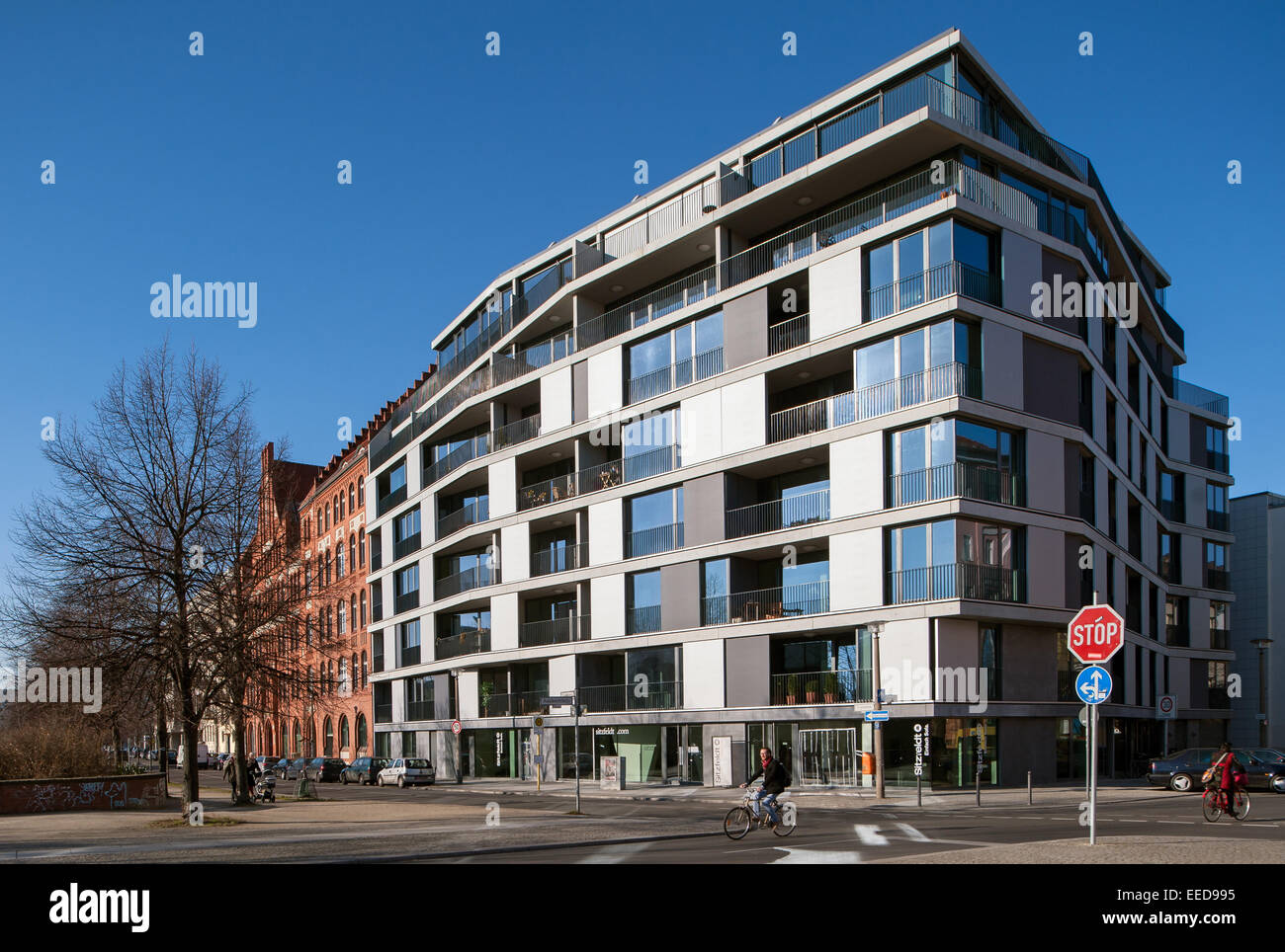 Berlin, Germany, new construction of condos in the northern city of