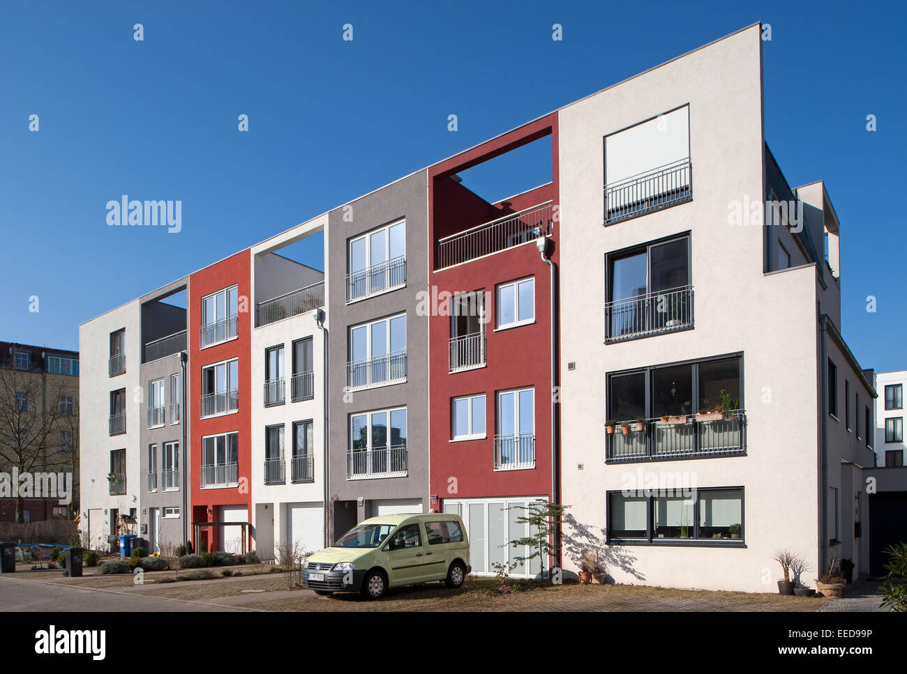 Berlin, Germany, new construction of singlefamily homes on the series