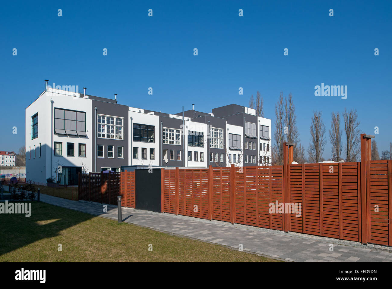 Berlin, Germany, new construction of single-family homes on the series ...