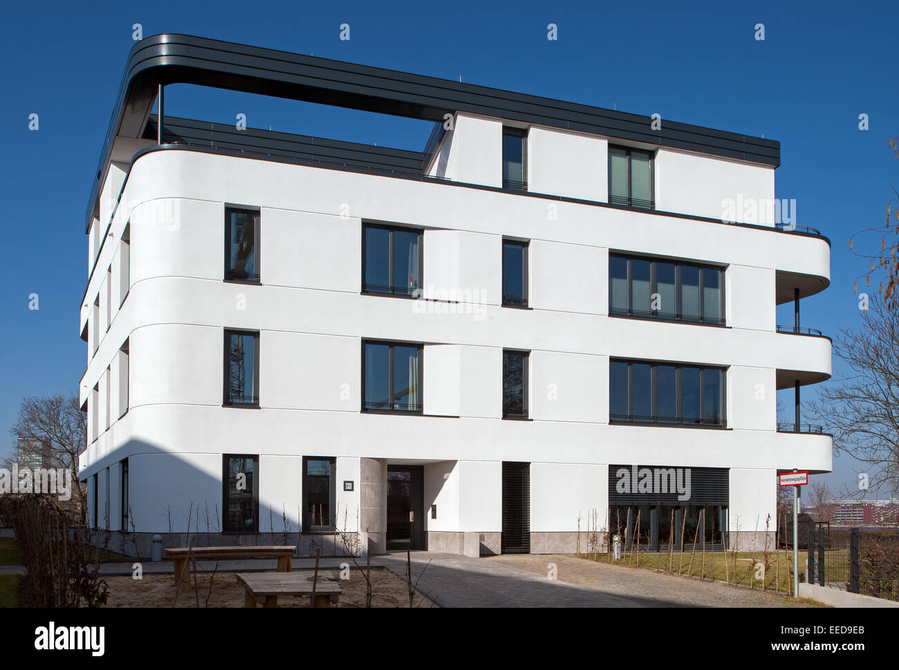 Berlin, Germany, new construction of condos on the Stralauer peninsular