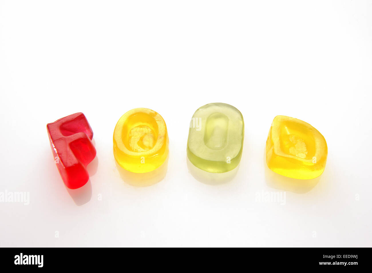 Essen, Nahrung, Suessigkeiten, Ernaehrung, Freisteller, Fruchtgummi,  Lebensmittel, Gelatine, Nahrungsmittel, Suess, Suessigkeit Stock Photo -  Alamy