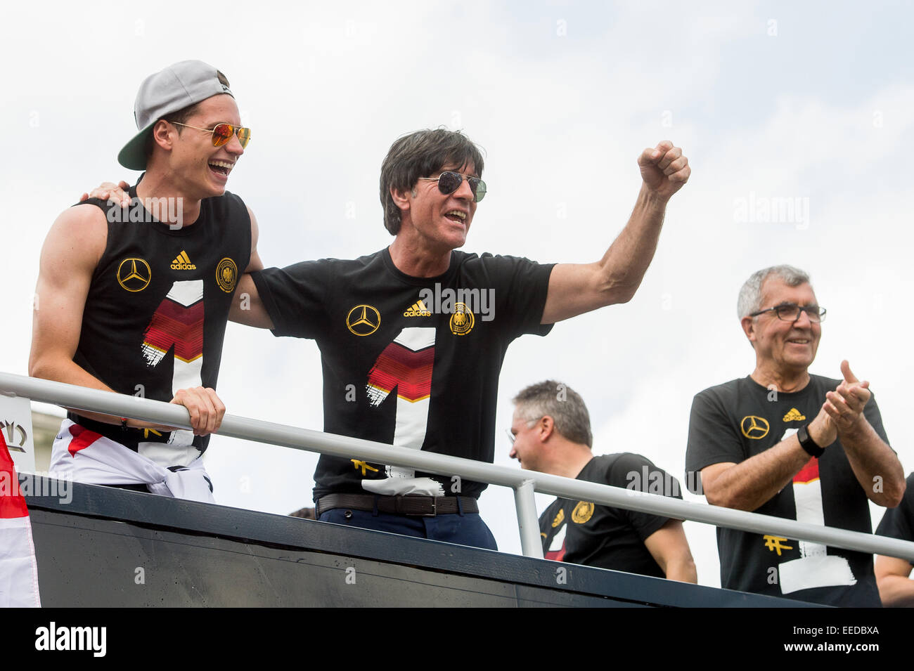 Berlin, Germany, arrival of the German national team Stock Photo
