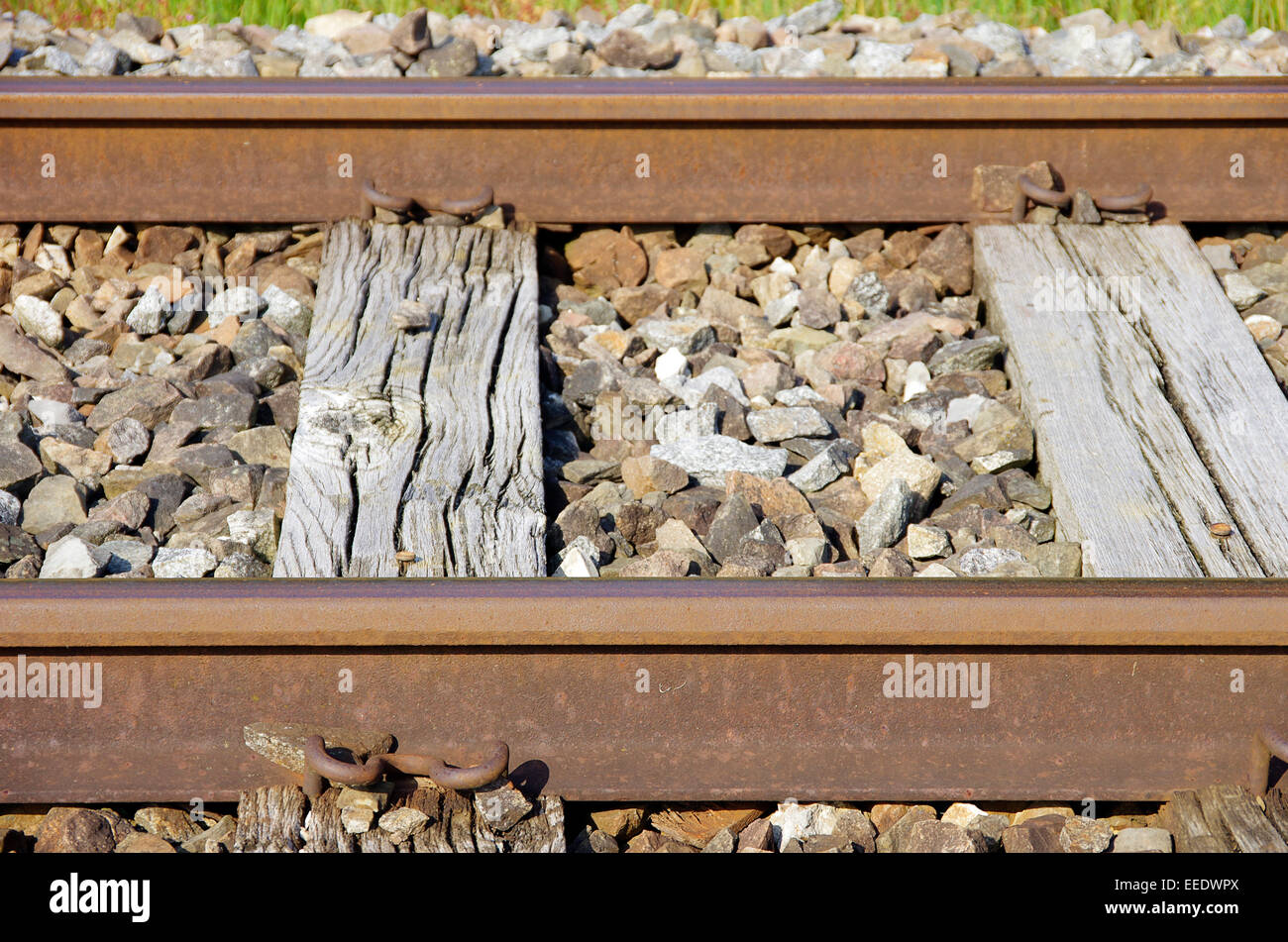 Railroad Tracks. Stock Photo