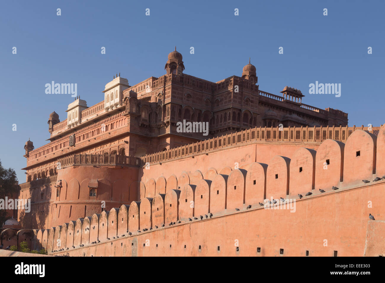 India, Rajasthan, Bikaner, Junagarh Fort Stock Photo