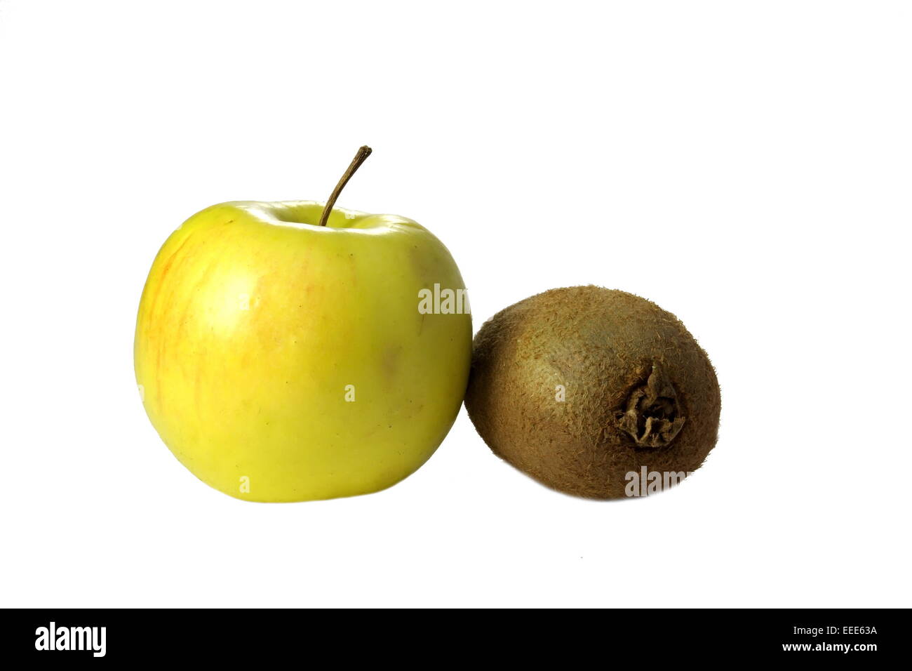 Apple and kiwi Stock Photo Alamy