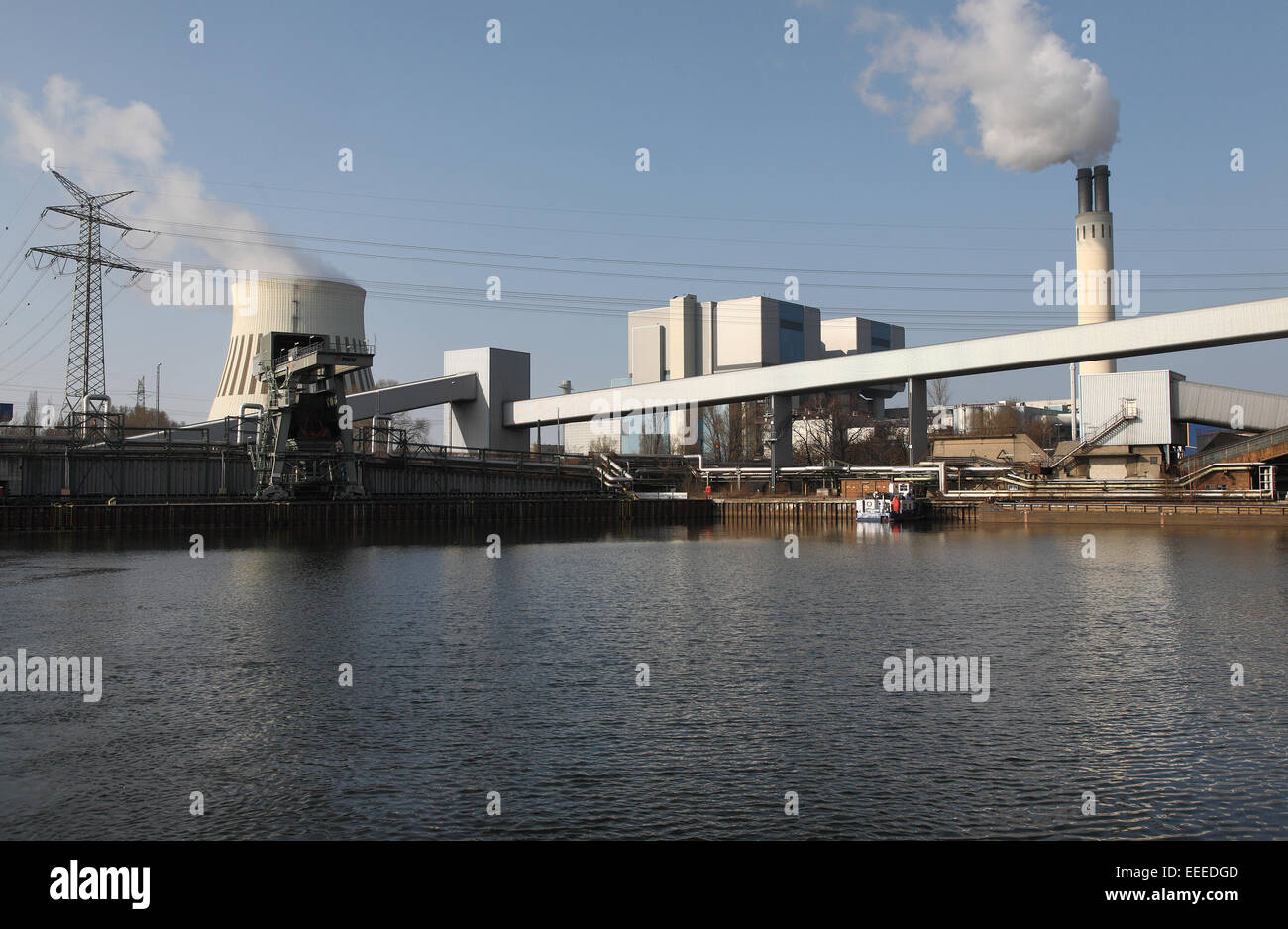 Berlin, Germany, power plant Reuter West Stock Photo