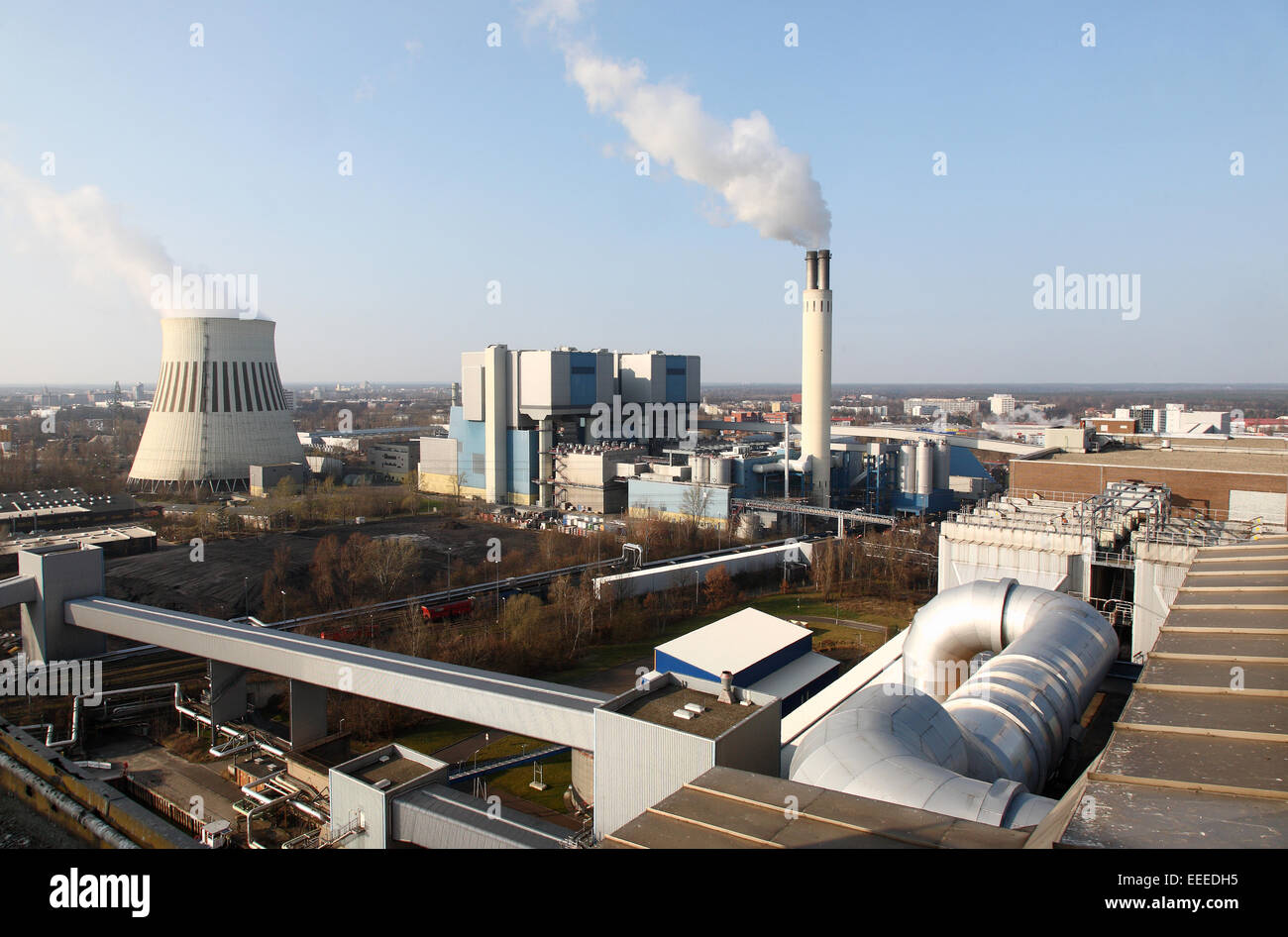 Berlin, Germany, power plant Reuter West Stock Photo