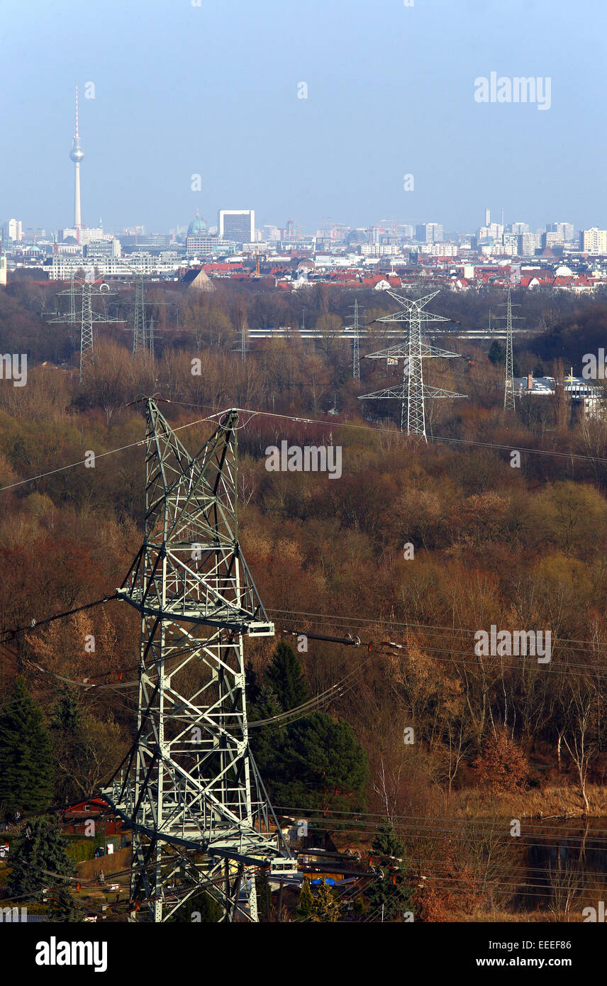 Berlin, Germany, Berlin skyline Stock Photo
