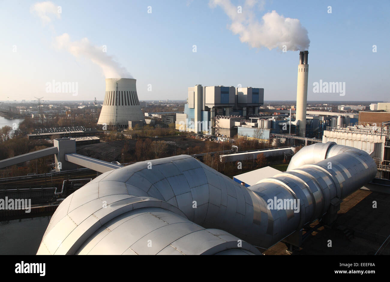 Berlin, Germany, power plant Reuter West Stock Photo