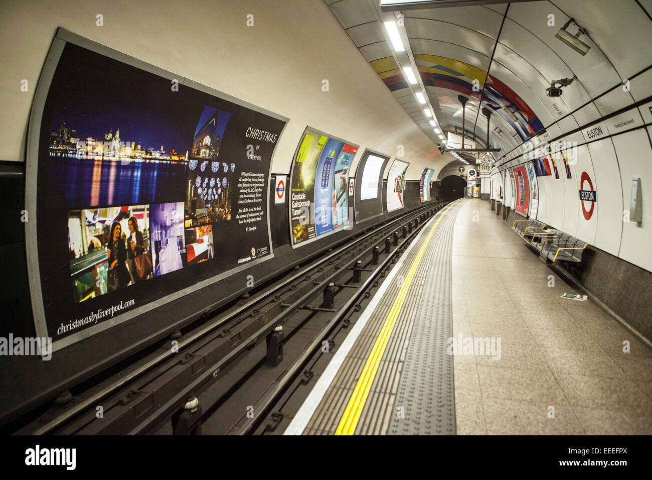 The Southbound Platform platform of the Northern Line, Charing Cross