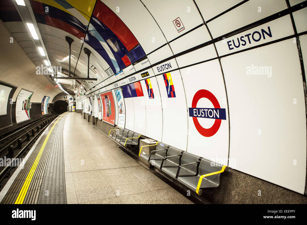 The Southbound Platform platform of the Northern Line, Charing Cross