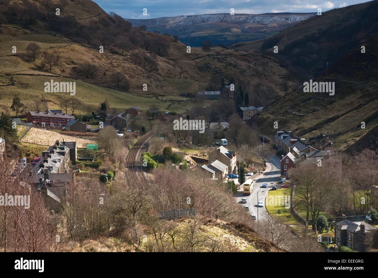 Industrial towns in Yorkshire Stock Photo Alamy