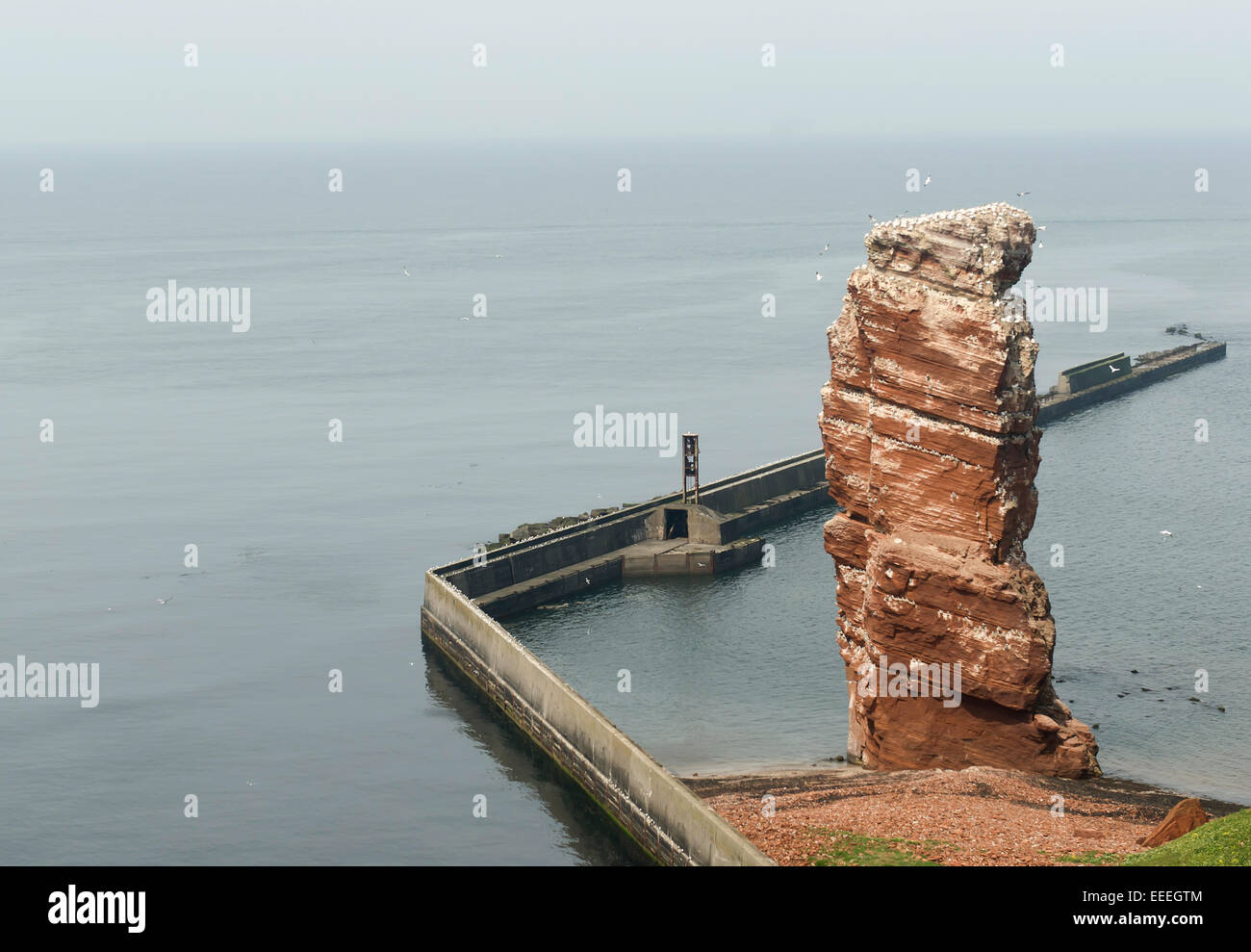 Helgoland, Germany, look at the Tall Anna Stock Photo
