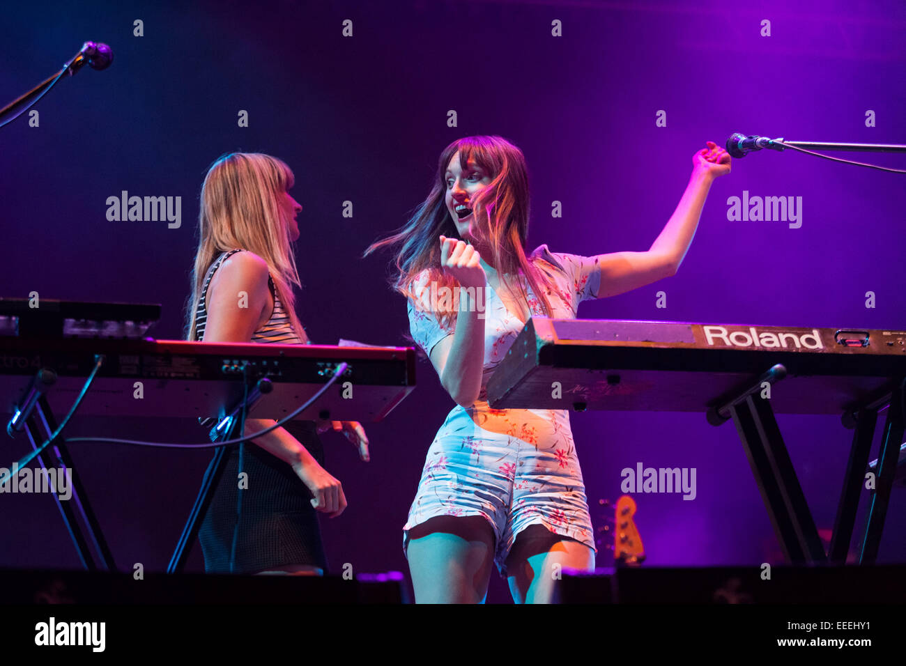 Alges Portugal Au Revoir Simone Performing Live On The 2nd Day Of Festival Nos Alive In Alges Friday Jul 11 14 Featuring Erika Forster Annie Hart Where Lisboa Portugal When 14 Jul 14