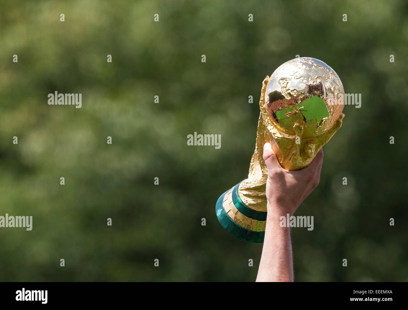 Berlin, Germany, FIFA World Cup Trophy Stock Photo