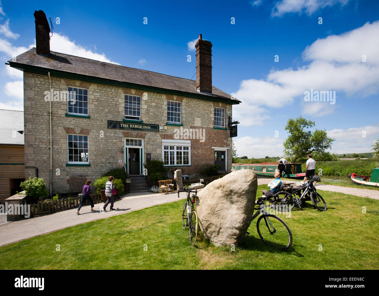 UK, England, Wiltshire, Vale of Pewsey, Honey Street, the Barge Inn