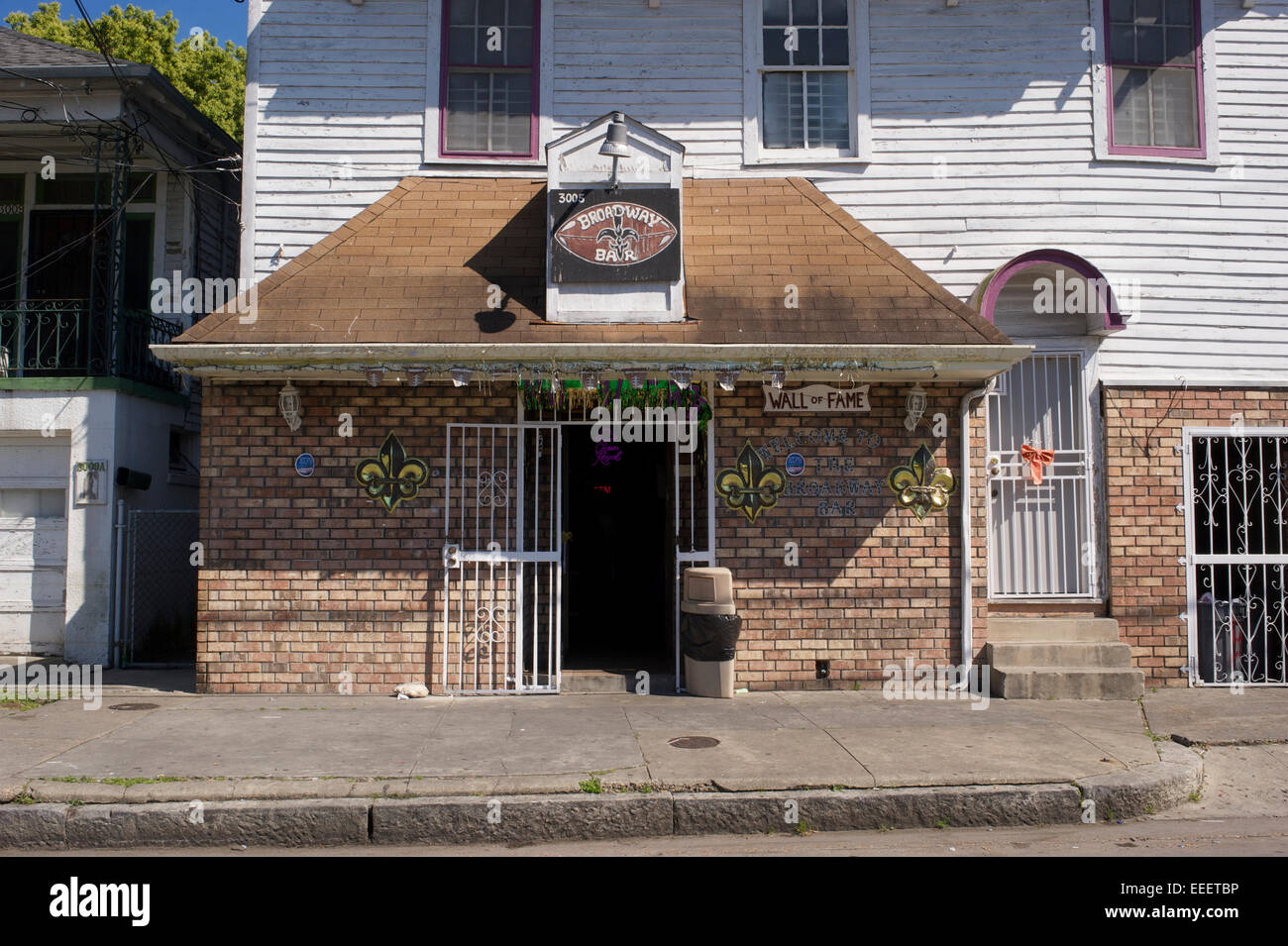 Broadway Bar, New Orleans, Louisiana Stock Photo