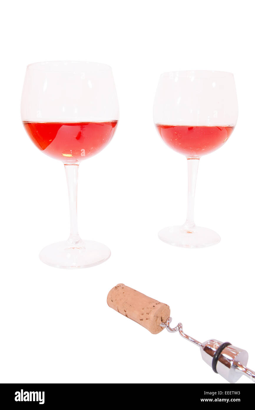 The taste of the wine just uncorked Stock Photo Alamy