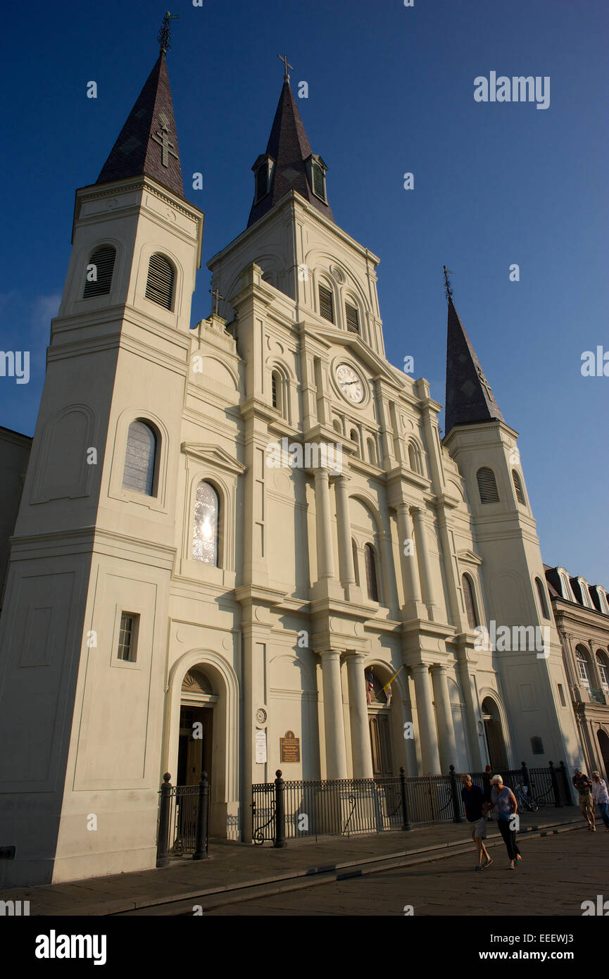 St. Louis Cathedral, New Orleans, Louisiana Stock Photo