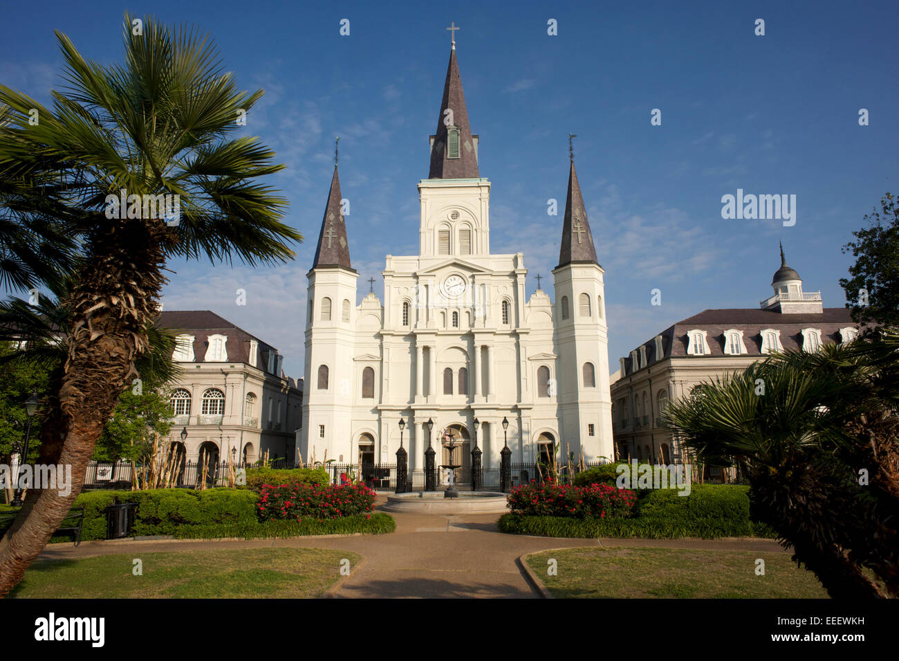 St. Louis Cathedral, New Orleans, Louisiana Stock Photo