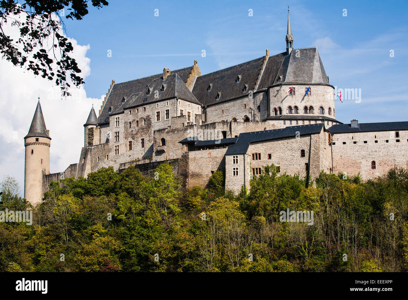 Vianden Castle, Luxembourg Stock Photo Alamy