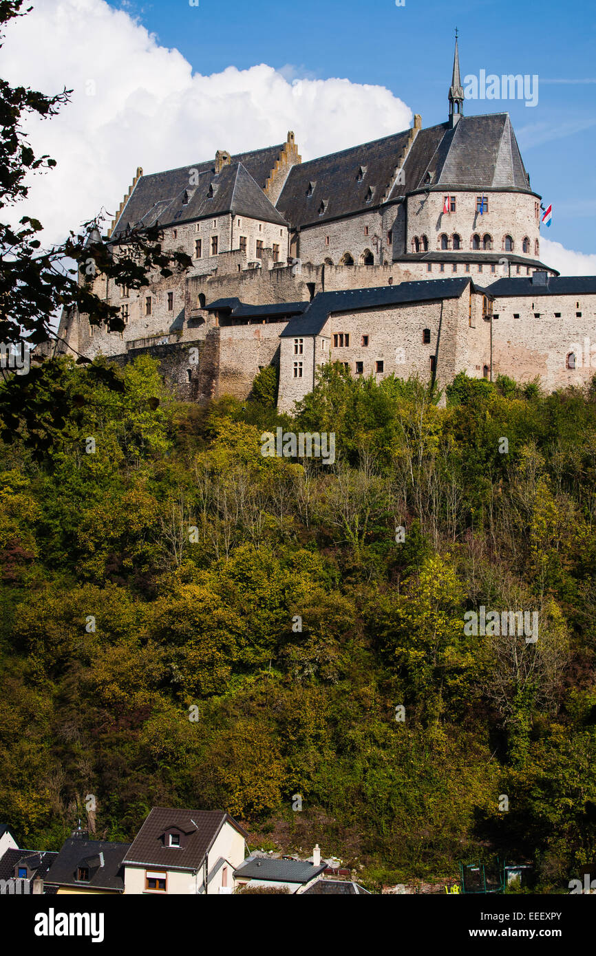 Vianden Castle, Luxembourg Stock Photo Alamy
