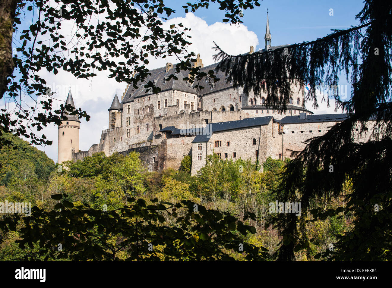 Vianden Castle, Luxembourg Stock Photo Alamy