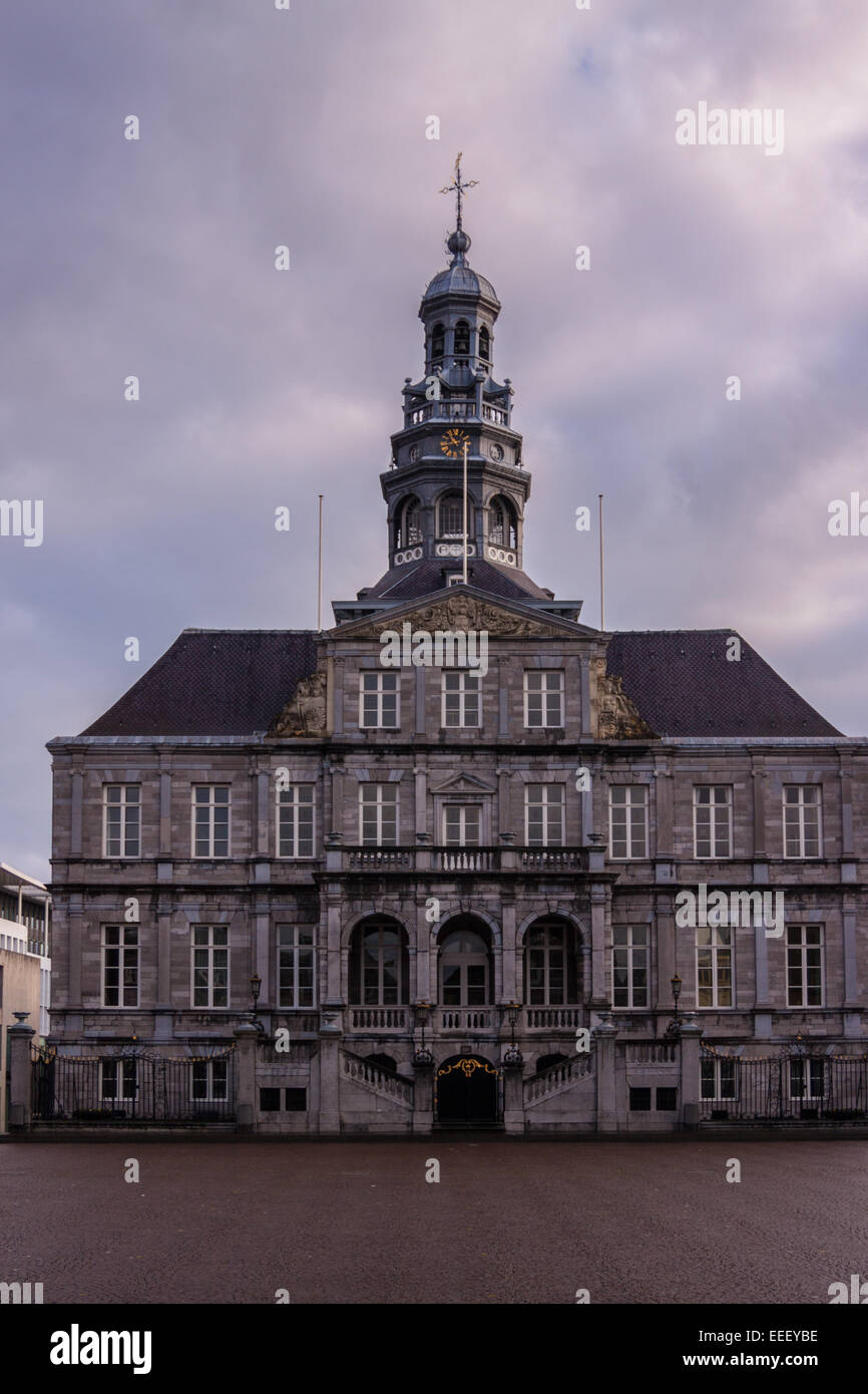 The town hall of the Dutch city Maastricht on the market square in